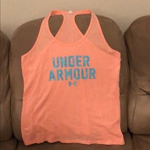 Under Armour racer back tank.